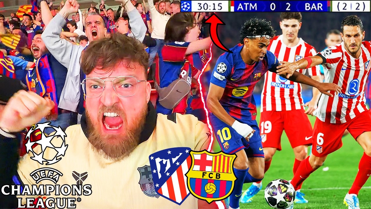 Atl&eacute;tico vs. FC Barcelona - UCL Stadionvlog 🔥😭 | EMOTIONEN AUSSER KONTROLLE... | ViscaBarca