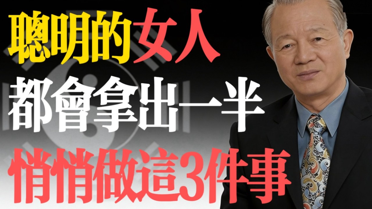 曾仕強：家裏有存款的，趕緊把這三樣東西買回家！否則存再多錢也是白搭#易經 #曾仕強 #財富法則 #財運 #家庭風水 #教育 #積德 #命理 #國學 #人生智慧