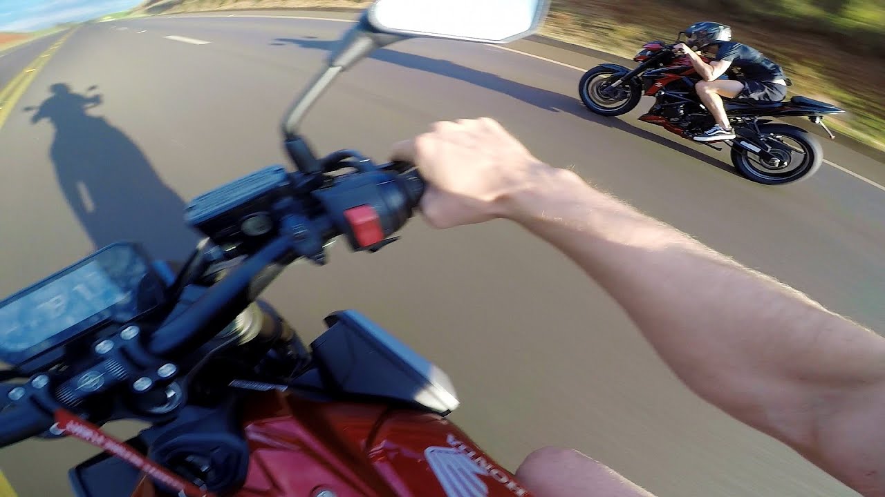 GSX750 vs CB650r - Quem ganha?