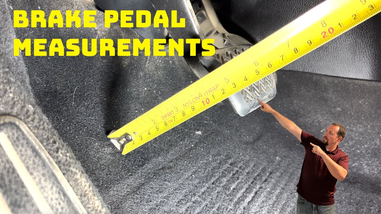 How to Measure Brake Pedal Height, Brake Pedal Free play and Brake Pedal Reserve Distance.