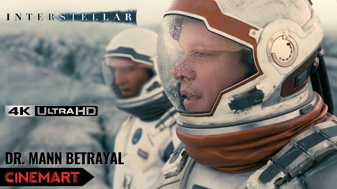 INTERSTELLAR (2014) | Dr. Mann Betrayal | Cooper and Mann fight Scene 4K UHD