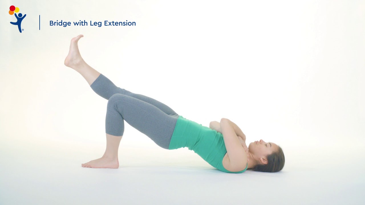 Core Exercise: Bridge with Leg Extension