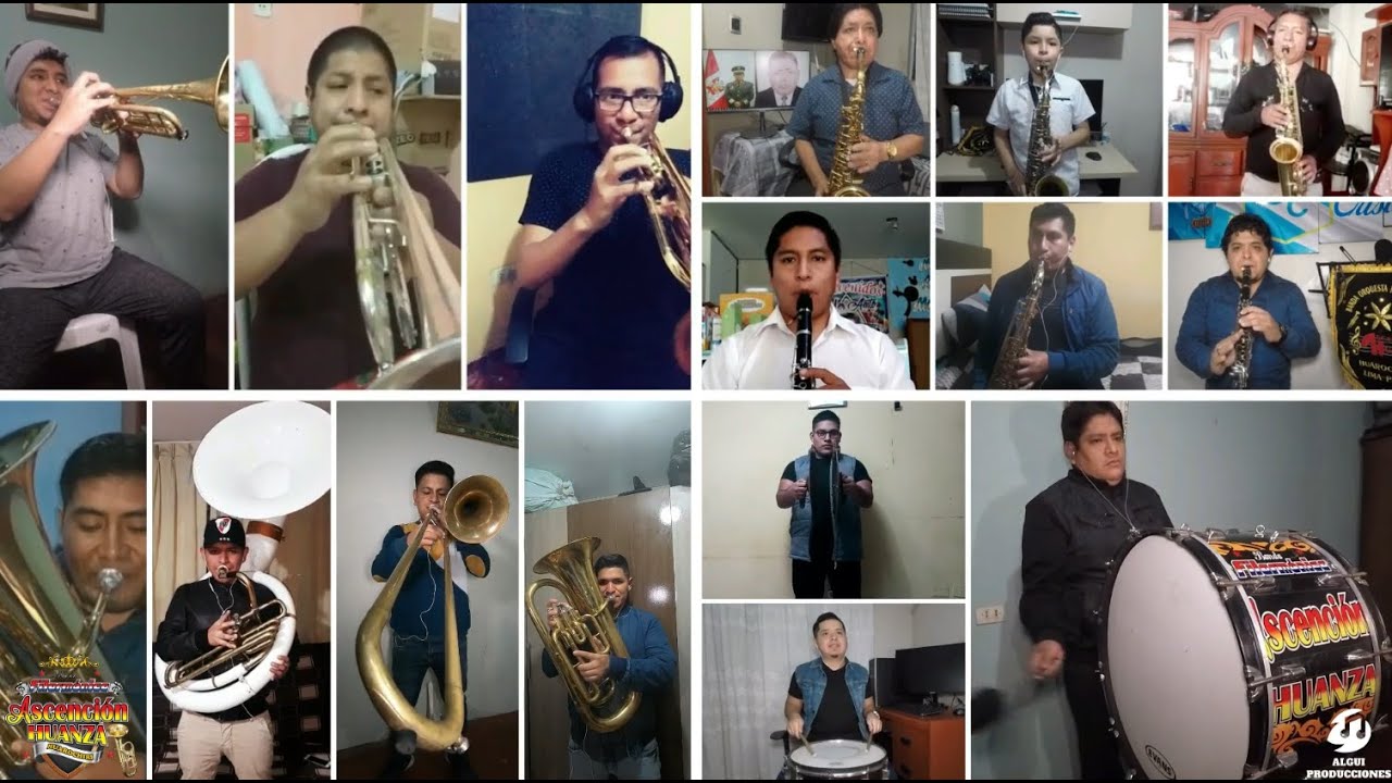 FILARMONICA ASCENCION HUANZA ♫ NEGRITO EL PEREGRINO ♫ - VIRTUAL