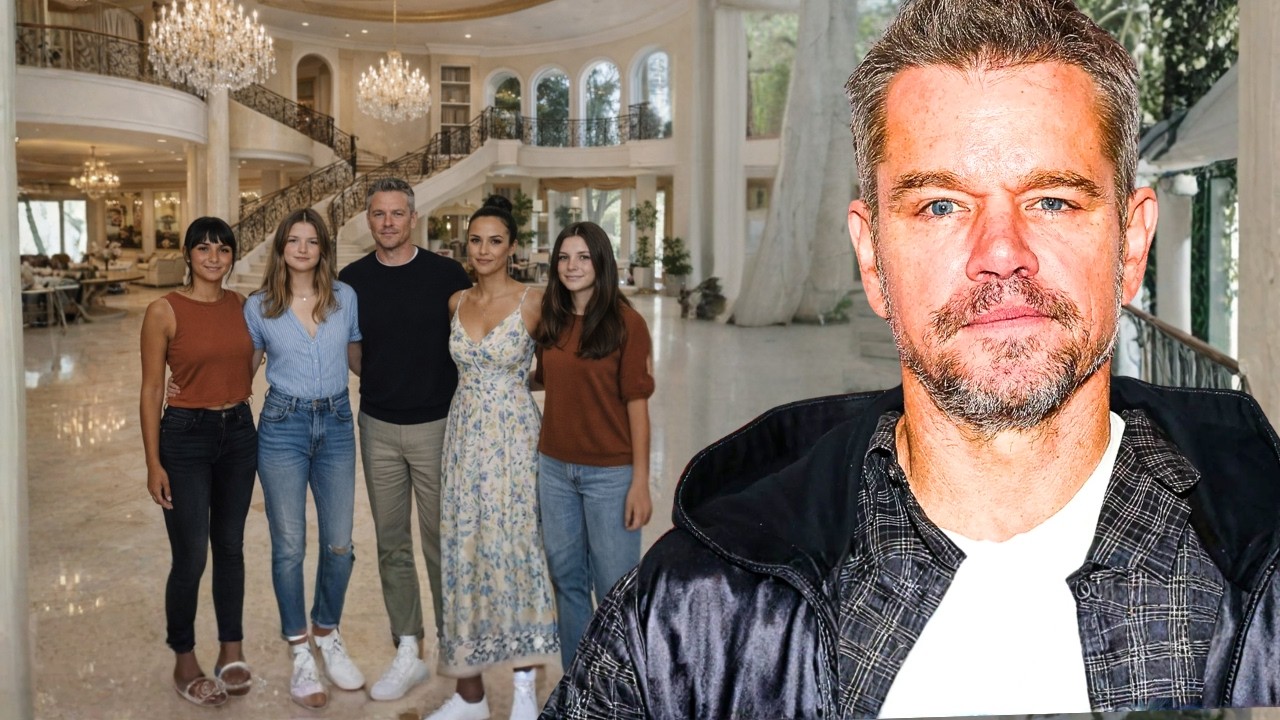 Matt Damon's Daughters Are Downright Gorgeous