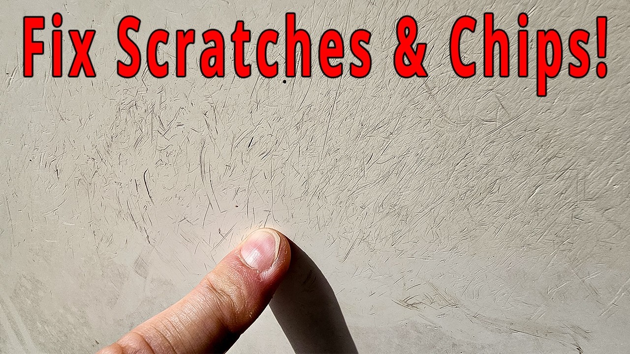 Making Gel Coat Scratches Disappear!