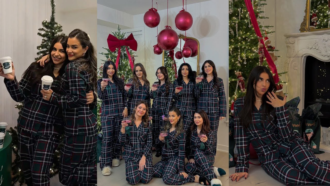 هيك كانت أجمل حفلة كريسماس مع صديقاتي 🎄 الديكور فاجأنا 😍