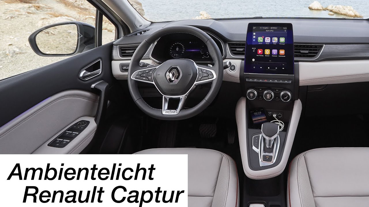 Ambiente-Licht im Renault Captur (2020) [4K] - Autophorie Extra