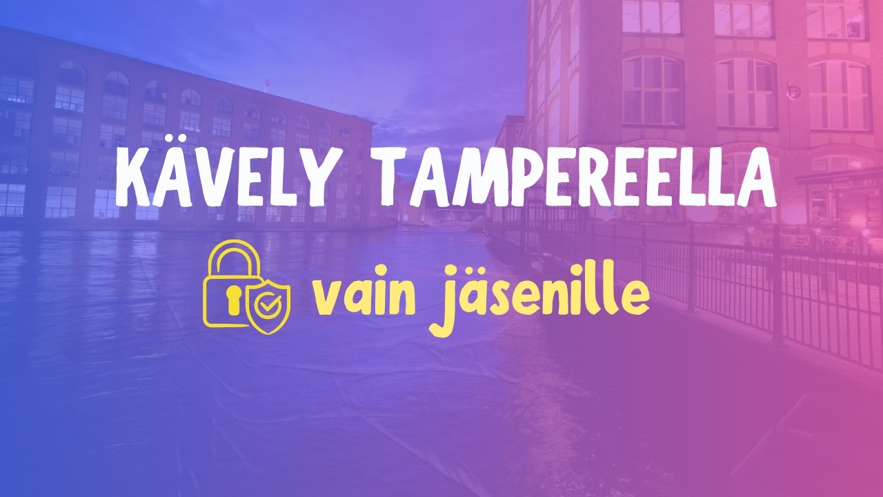 TAMPERE kävelykierros | Tampere-talo, Tullintori, Tampereen rautatieasema, Tammerkoski, Tuomiokirkko