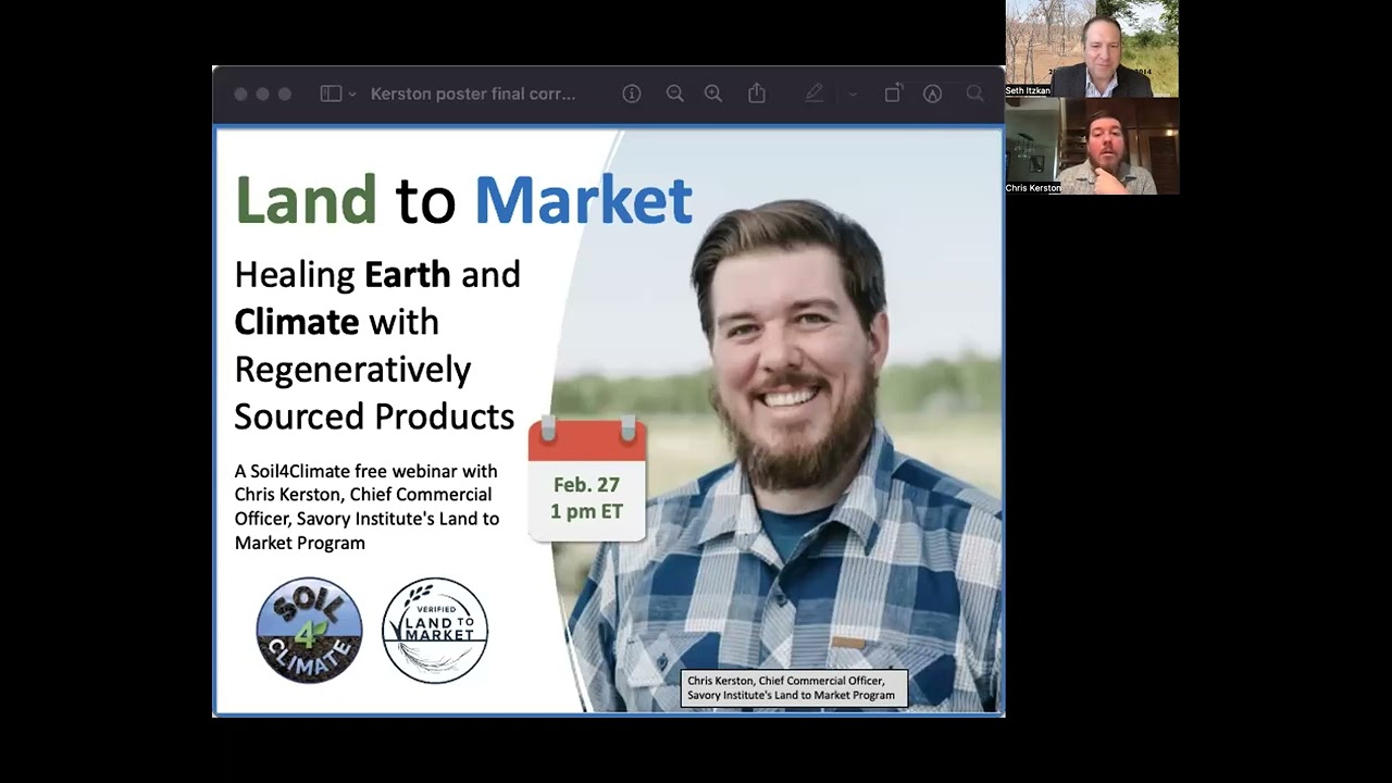 Chris Kerston, Land to Market: Healing Earth and Climate with Regeneratively Sourced Products