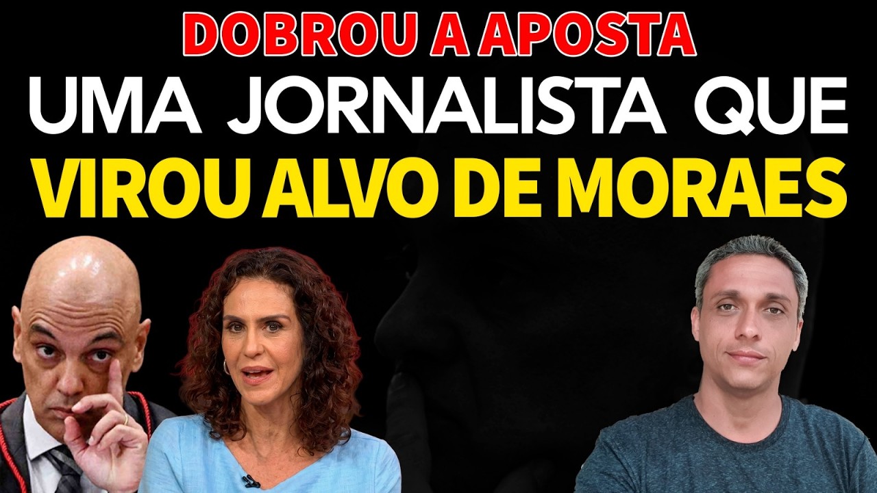Uma jornalista que virou ALVO de Moraes - Malu Gaspar não tem medo de ser presa