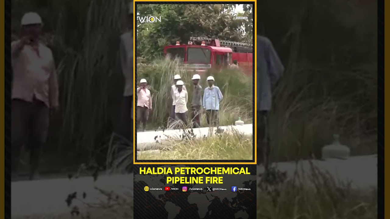 Fire Erupts At Haldia Petrochemicals Pipeline In West Bengal | WION Shorts