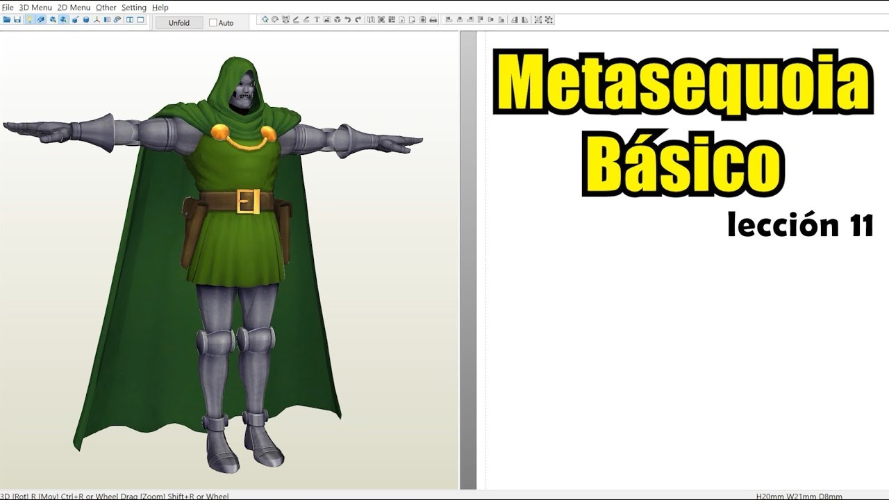 11 - Tutorial Metasequoia Básico