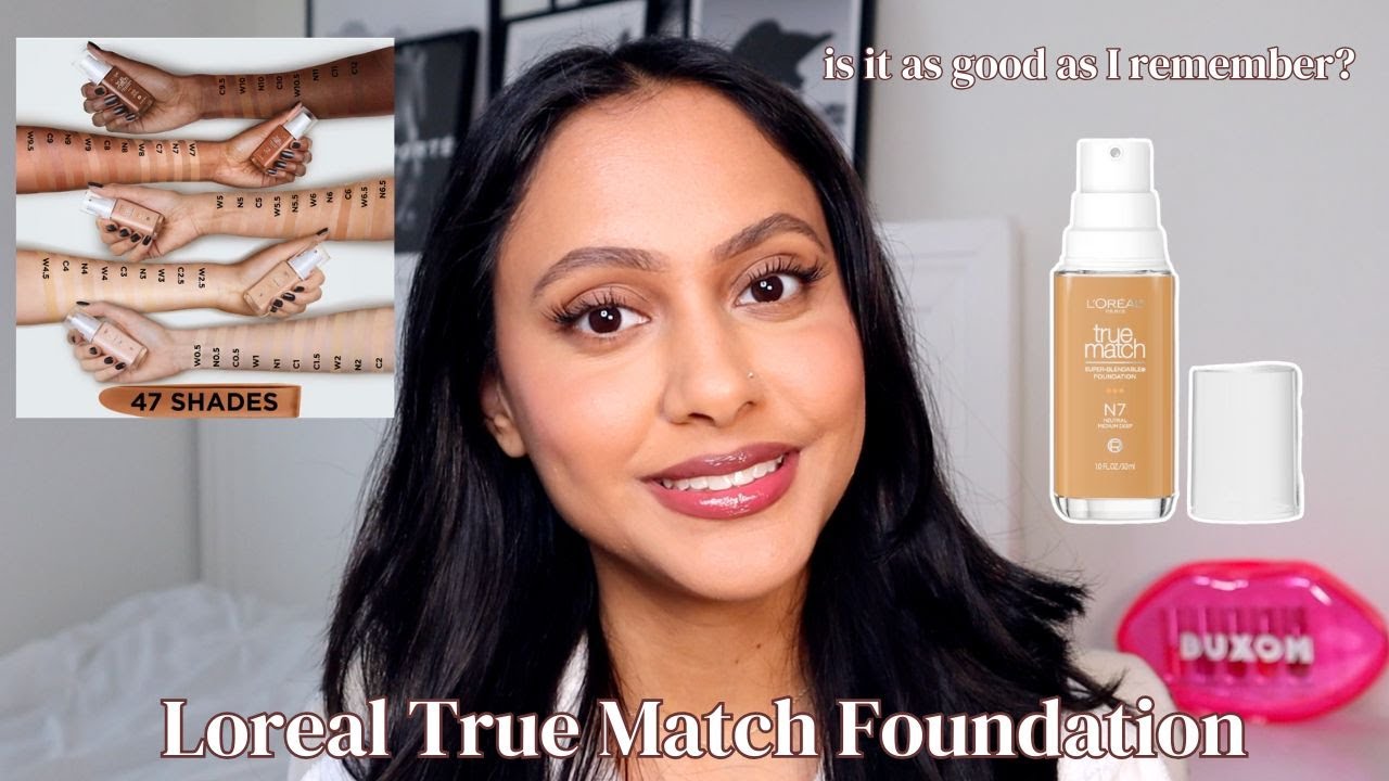 Демонстрация и обзор тонального крема Loreal True Match на коже, склонной к акне! + Какие бренды ...