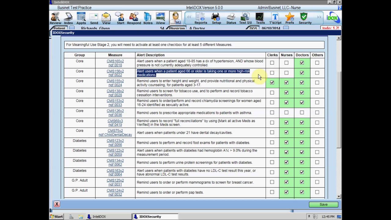 Clinical Decision Support (CDS) configuration