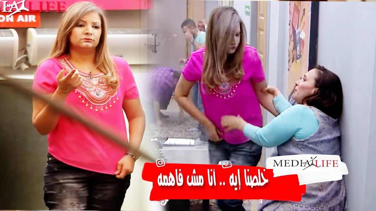 متشديش اوي هتقطعي البلوزة 🔥 هات حد يشيلها مش قادرة ​😂​🤣​ هتموت من الضحك مع ريهام السهلي