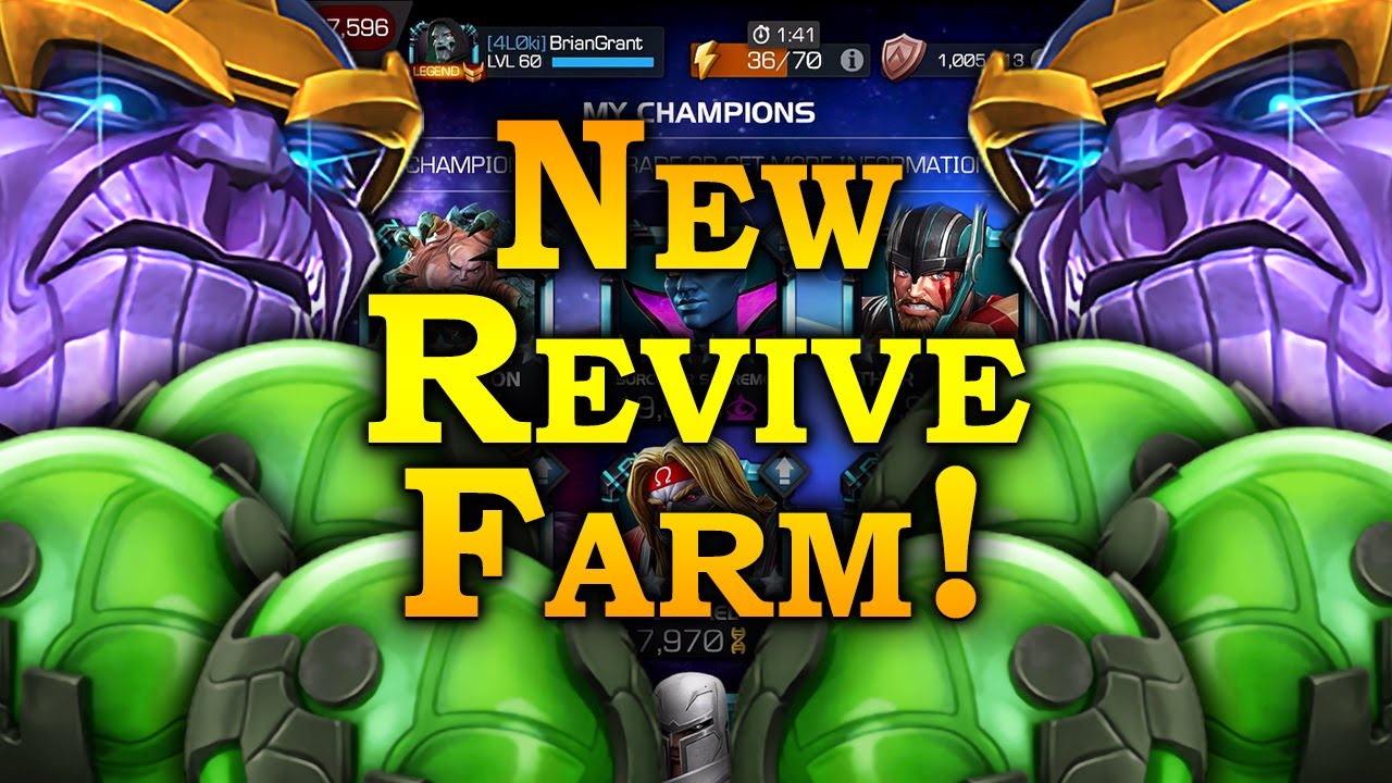 New Revive Farming Quest - 100% Spawn Rate? | Marvel Contest of Champions