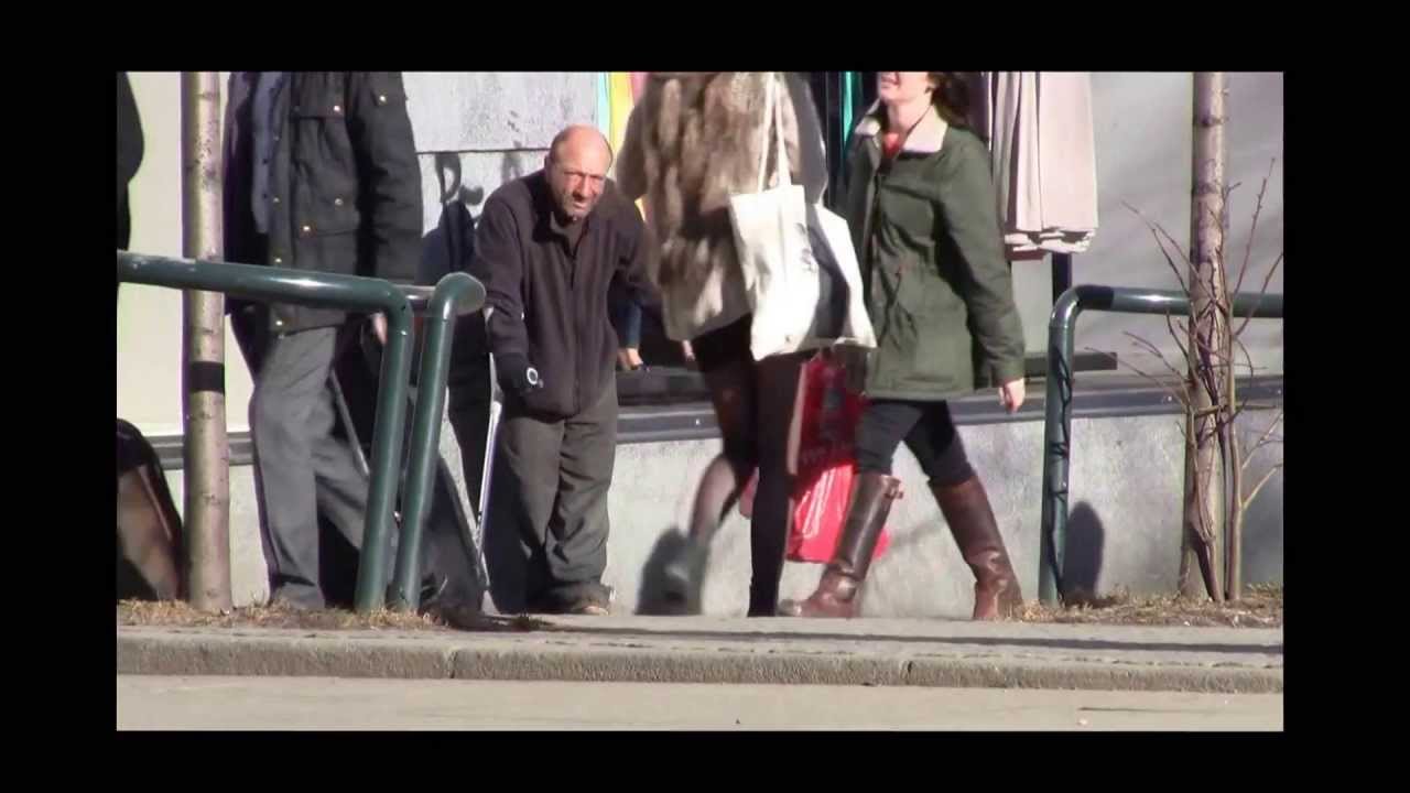 Gypsy beggards in Oslo, may 2013