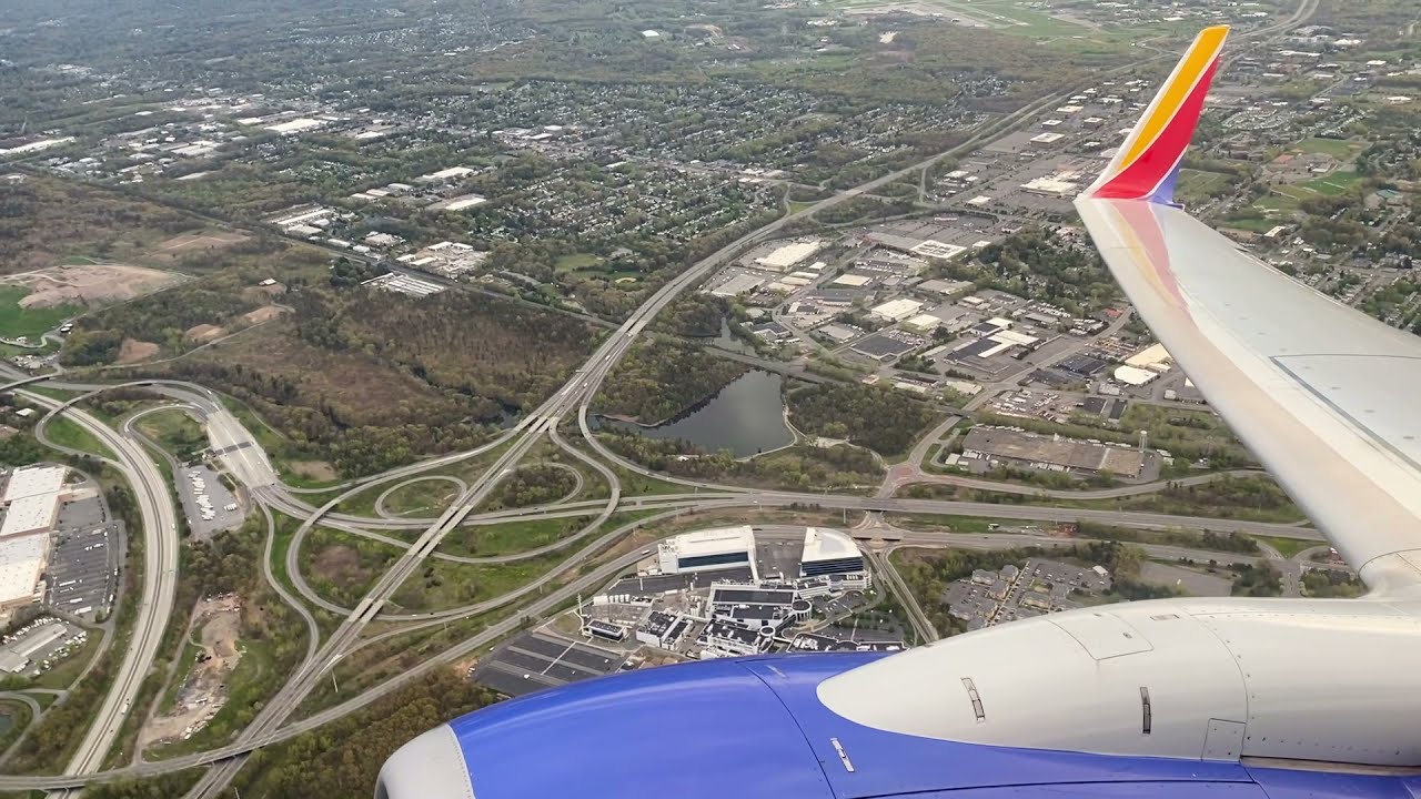 Southwest Airlines 737-700 Takeoff from Albany