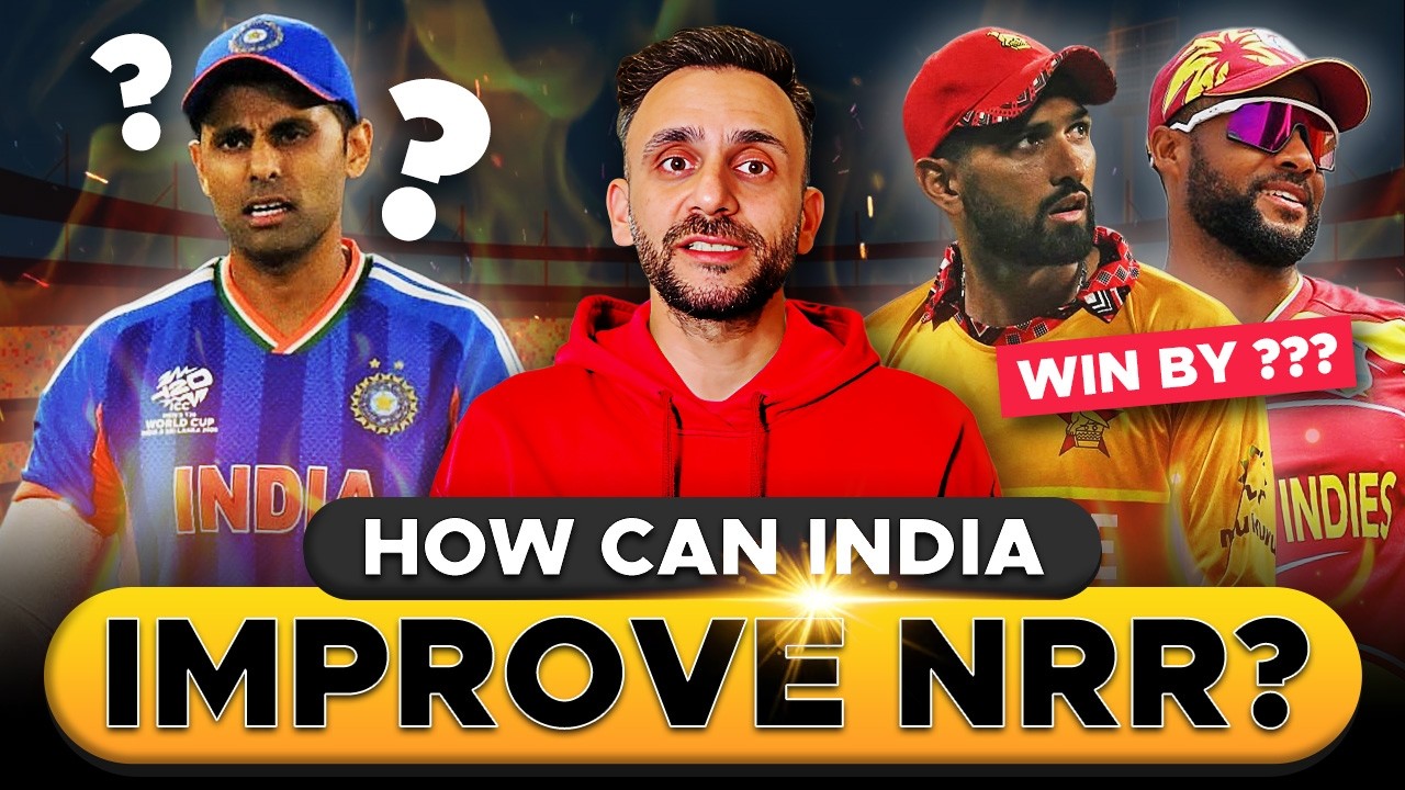 How can India IMPROVE their Net Run Rate now? | T20 World Cup - Super 8 | Jatin Sapru