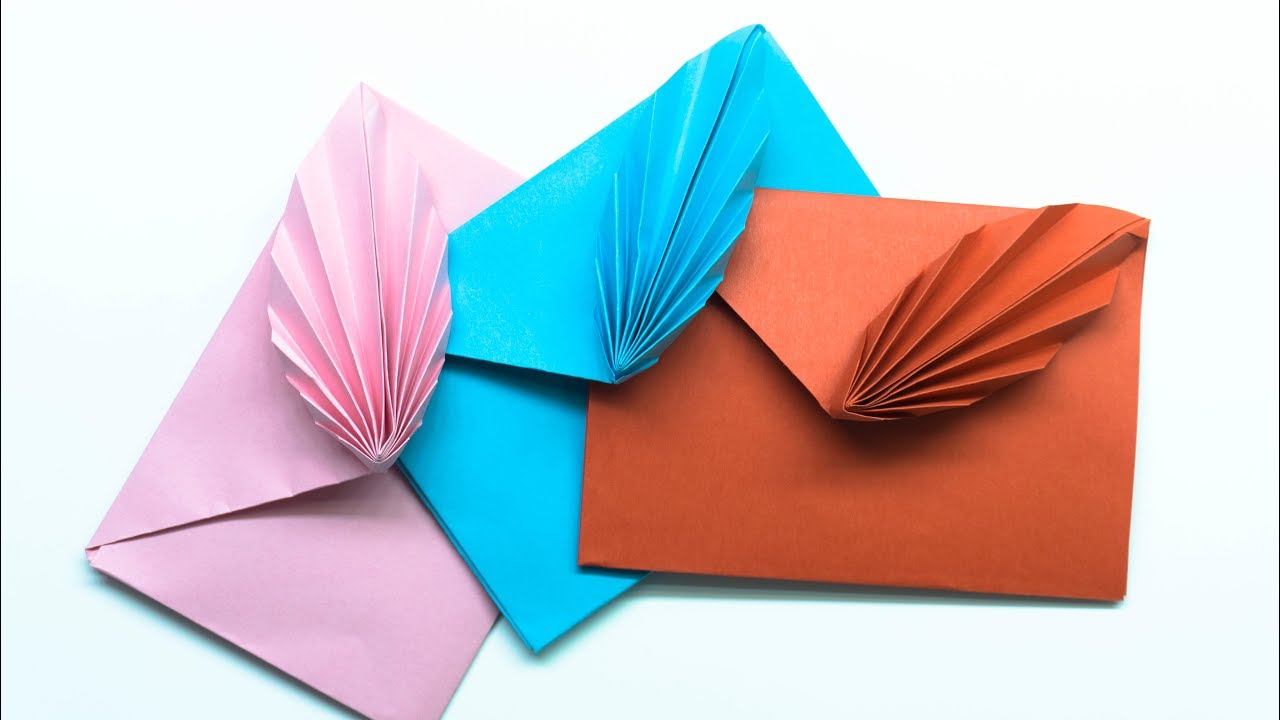 How to Make an Origami Leaf Envelope