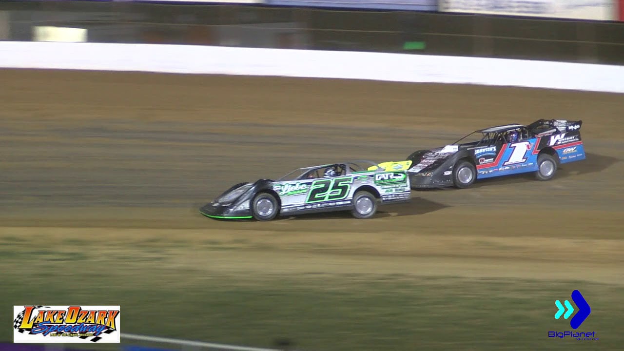 Lucas MLRA Late Models,$3000 Lake Ozark Speedway 7-7-18