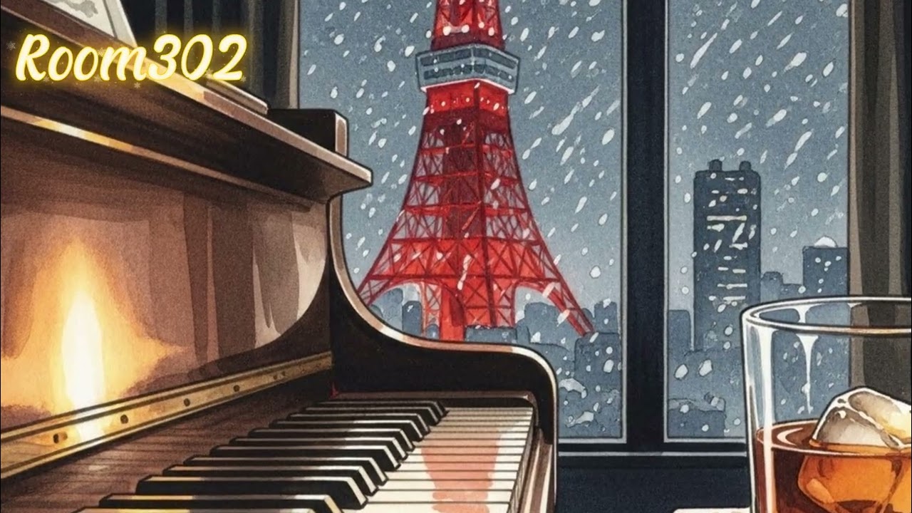 도쿄. 눈 내리는 타워와 재즈 (Tokyo Night Jazz)
