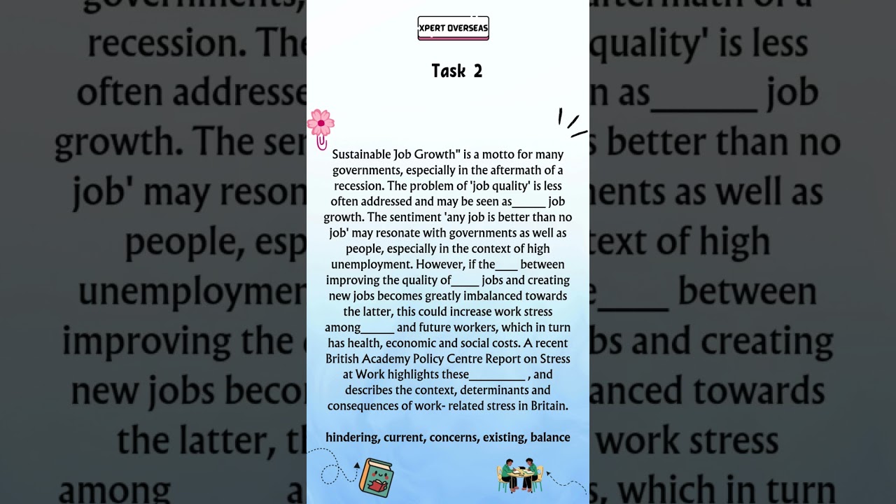 PTE Reading Practice Fill in the blank 50 - Must Practice