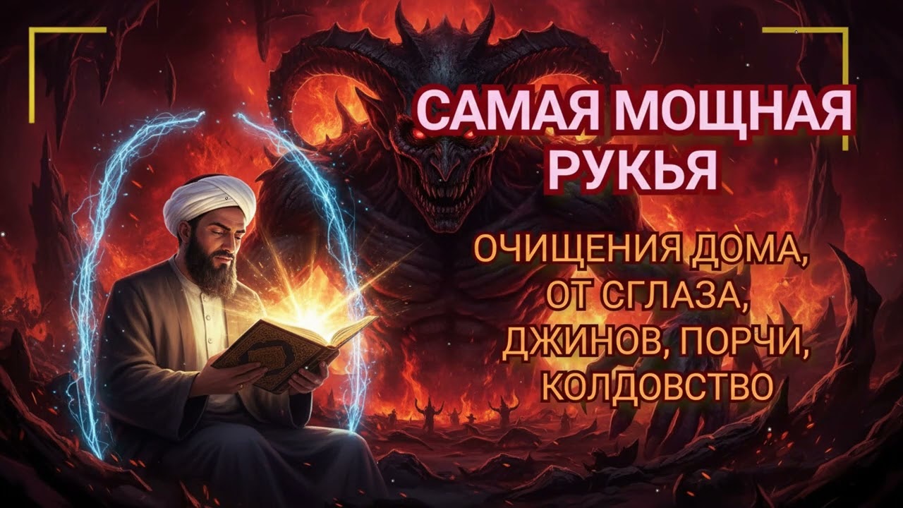 РУКЬЯ ПО КОРАНУ 🔥 ПОЛНОЕ ОЧИЩЕНИЕ ОТ СГЛАЗА, ПОРЧИ И КОЛДОВСТВА