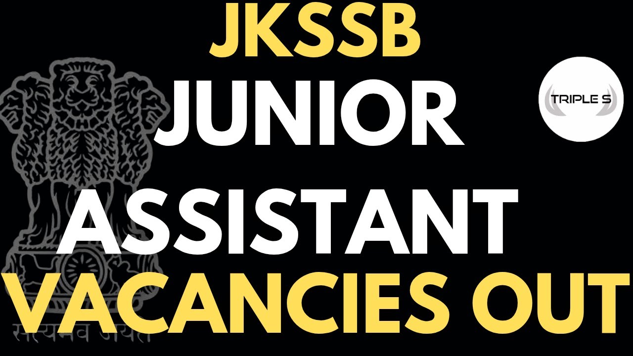 JKSSB Junior Assistant 300+ Vacancies Out 