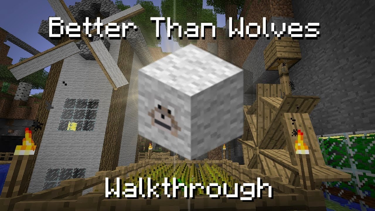 Minecraft Beta 1.7.3 - Better Than Wolves Walkthrough!