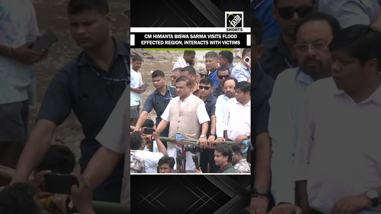 WATCH: CM Himanta Biswa Sarma visits flood-effected region, interacts with victims in Sivasagar