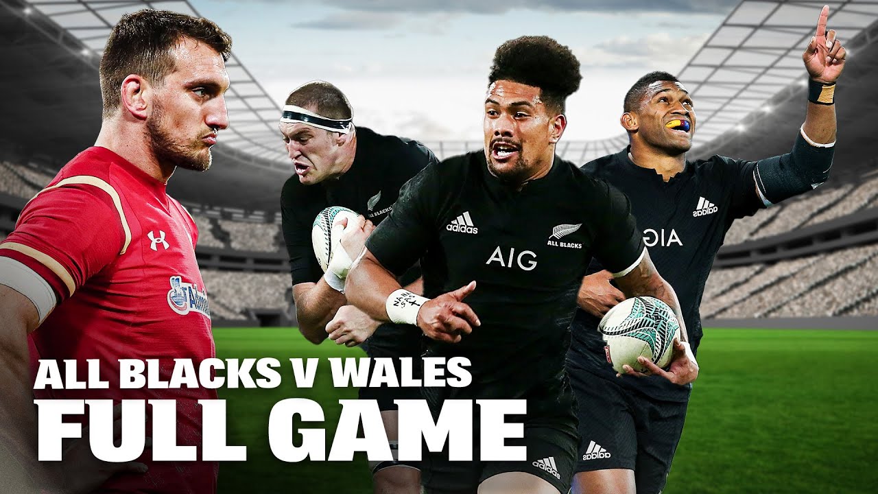 4 Tries in 15 Minutes! All Blacks v Wales Wellington 2016 | FULL GAME