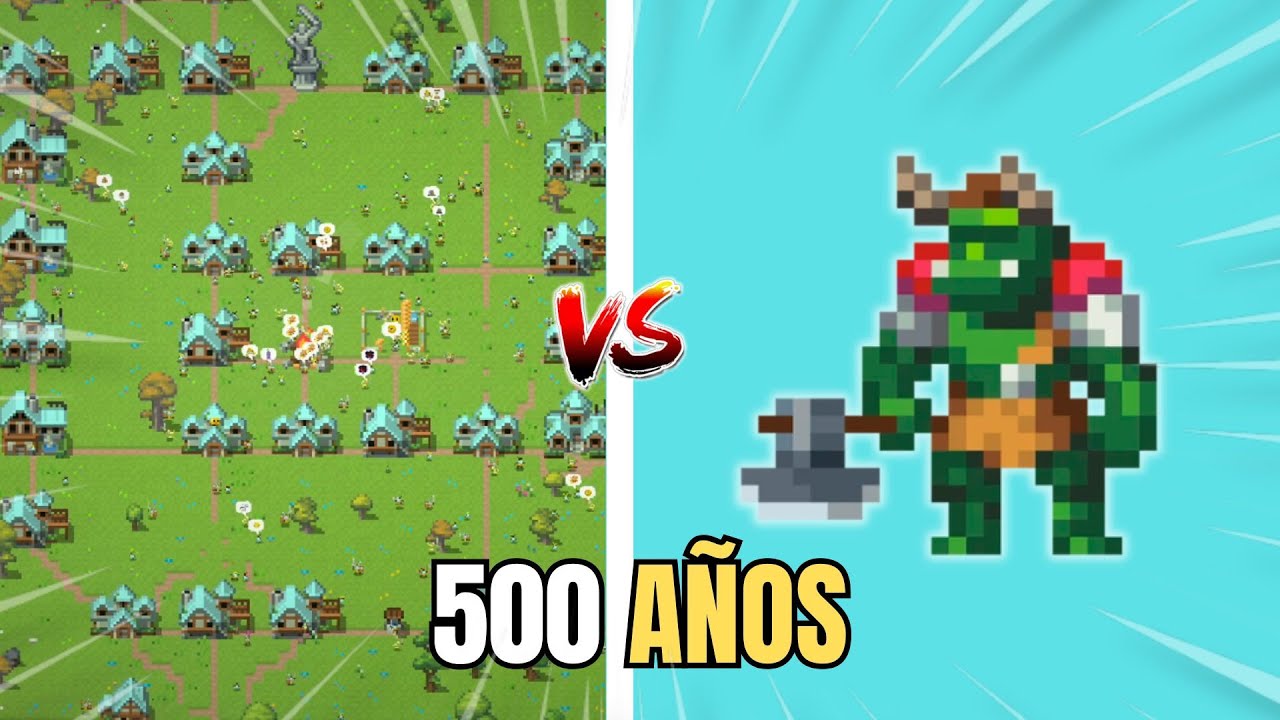 ¡UN SUPER ORCO arrasa una civilización de 500 años! 💀 | WorldBox