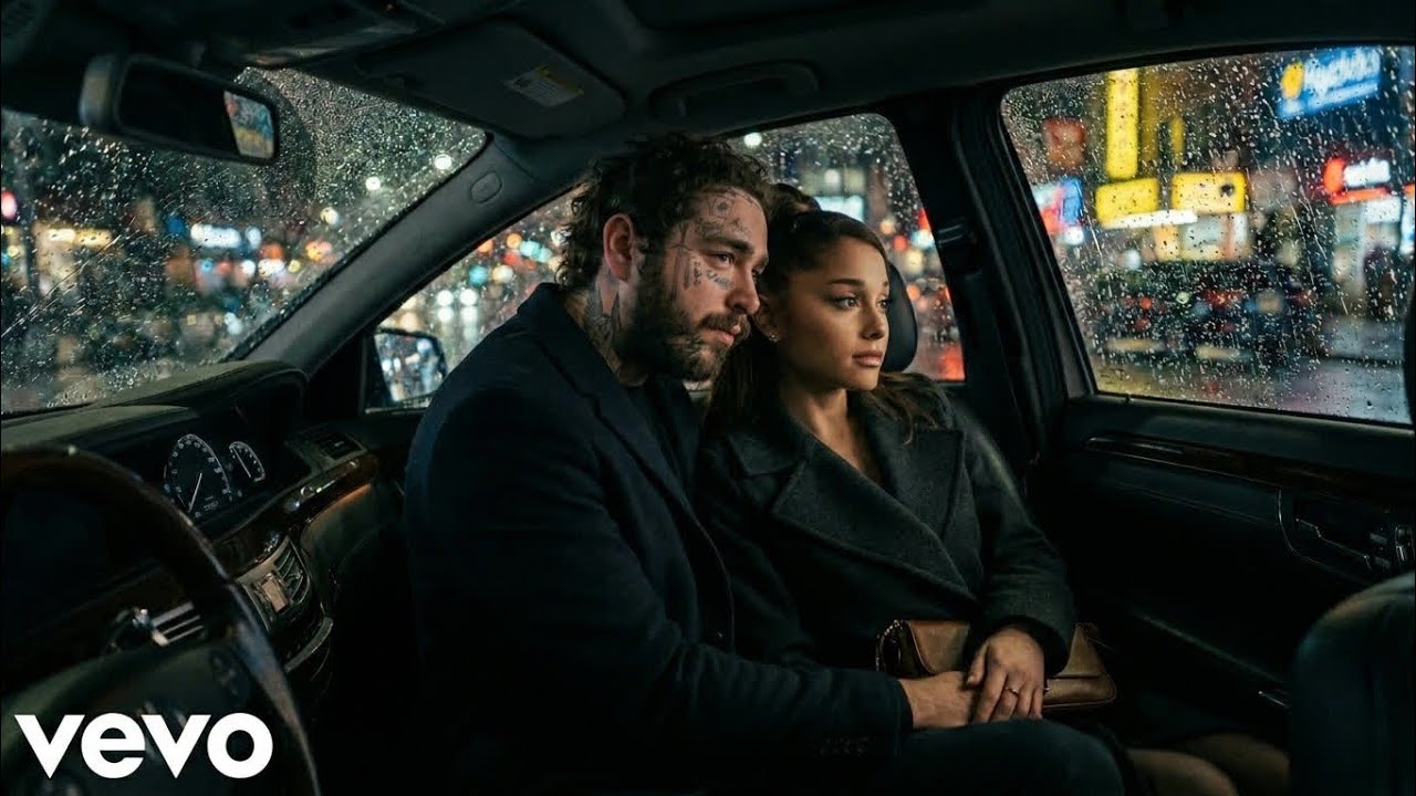 Lost in you - Post Malone ft. Ariana Grande (Lyrics Video)