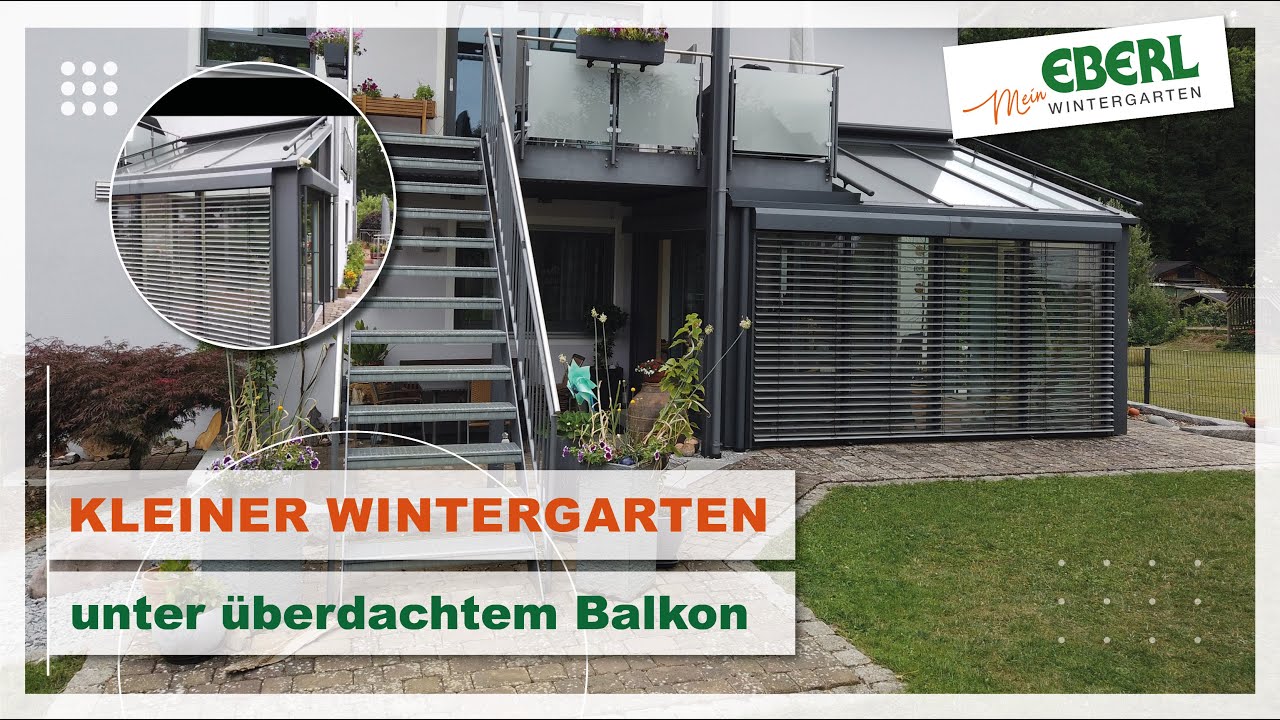#151 | Kleiner Wintergarten unter überdachtem Balkon | Engpunkte überwinden |Mein Eberl Wintergarten