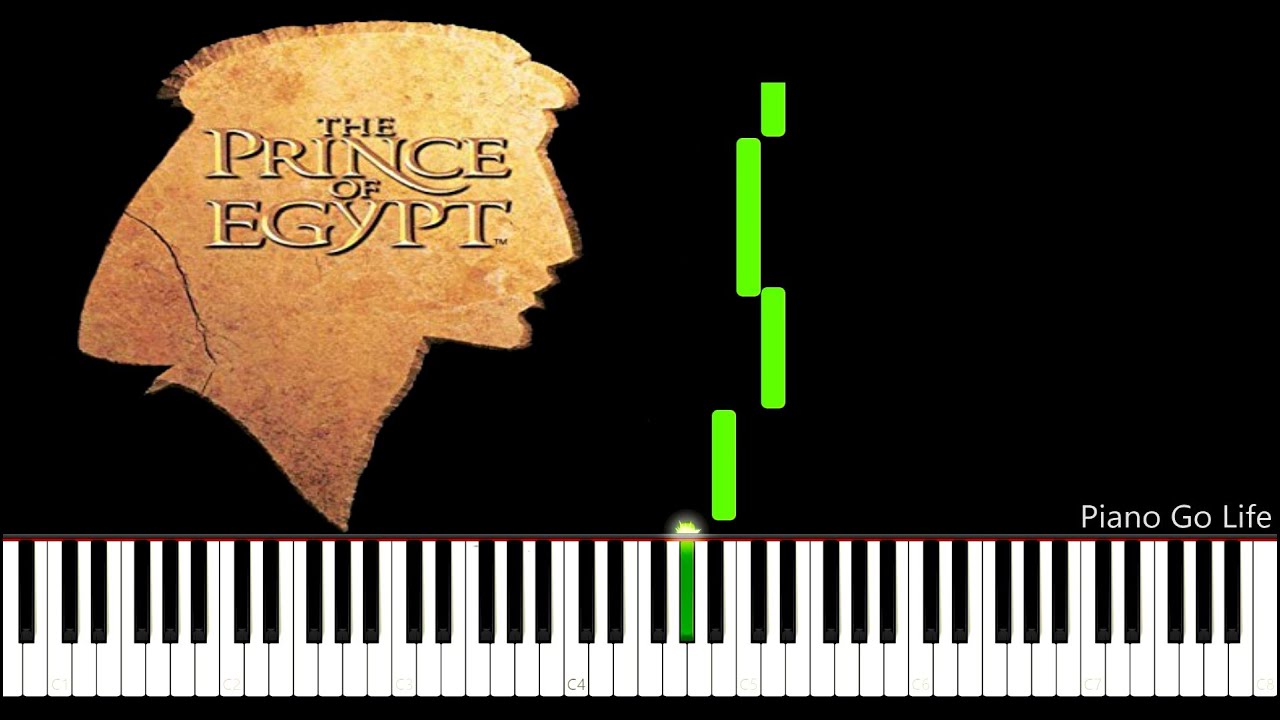 The Prince of Egypt - Deliver Us Piano Tutorial
