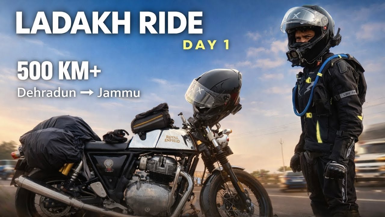 Ladakh Ride Day 1 = Puncture + Petrol Drama! 🥵🛢️Bike Ruki Day 1 Pe Hi! 😱