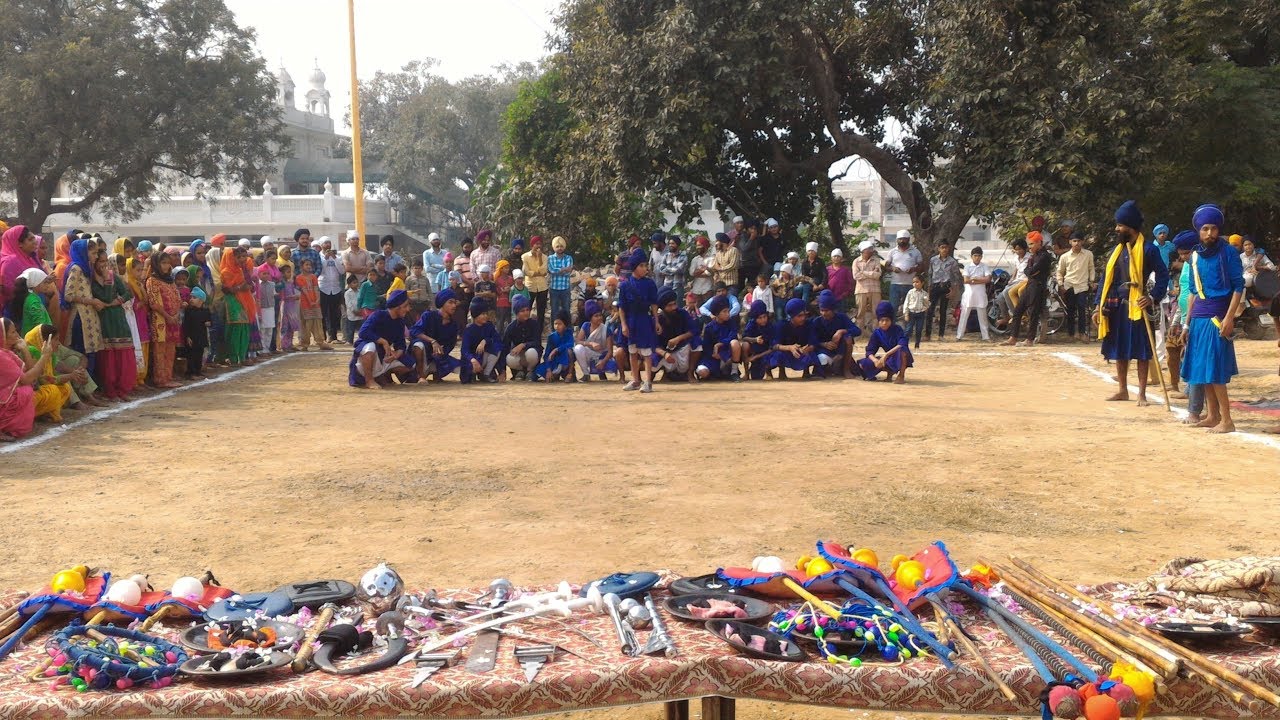 SANT JARNAIL SINGH JI KHALSA GATKA AKHARA NEW GATKA TALENT CHILDERNS 2017 khizrabad
