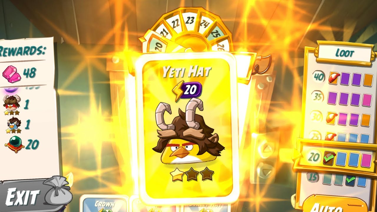 Non express was better than express ticket 🤣 tower of fortune new yeti hat set | angry birds 2 ab2 