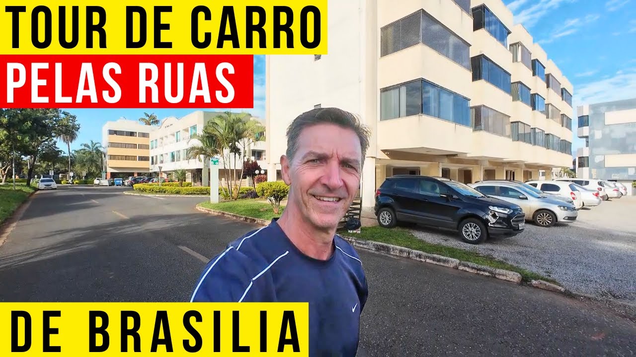 Descubra Brasília. Um Tour de Carro pelas Ruas de Brasília.
