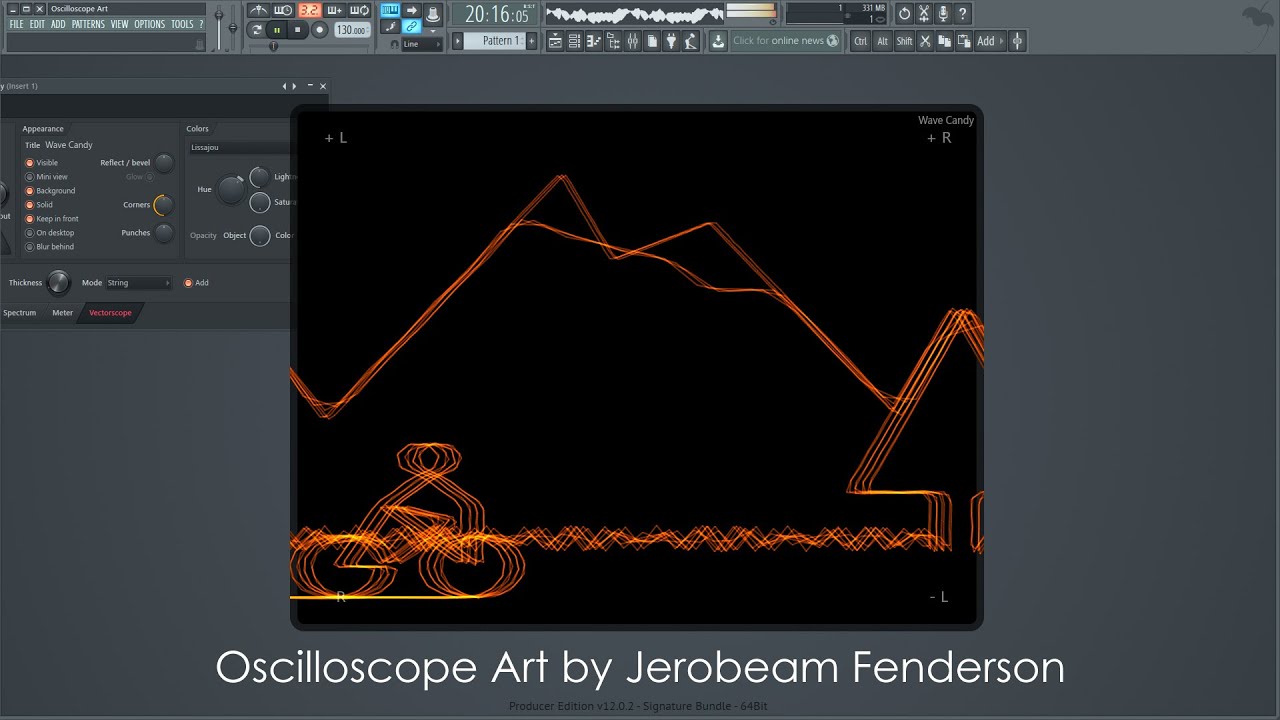 Jerobeam Fenderson | Oscilloscope Art