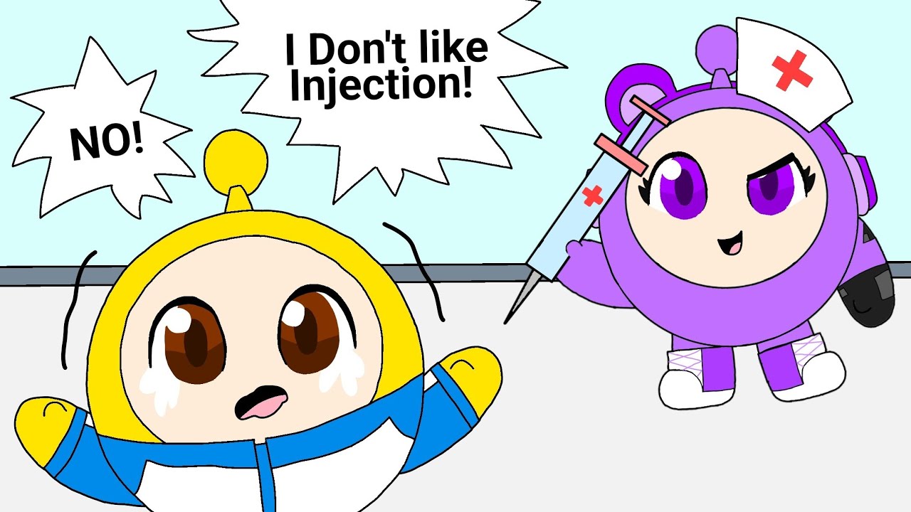 Eggy Party Let's start injection on school 🏫💉 (Eggy Party Malaysia) 
