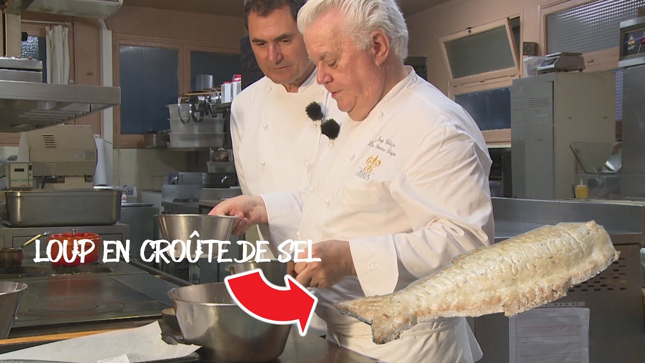 Recette loup en croûte de sel