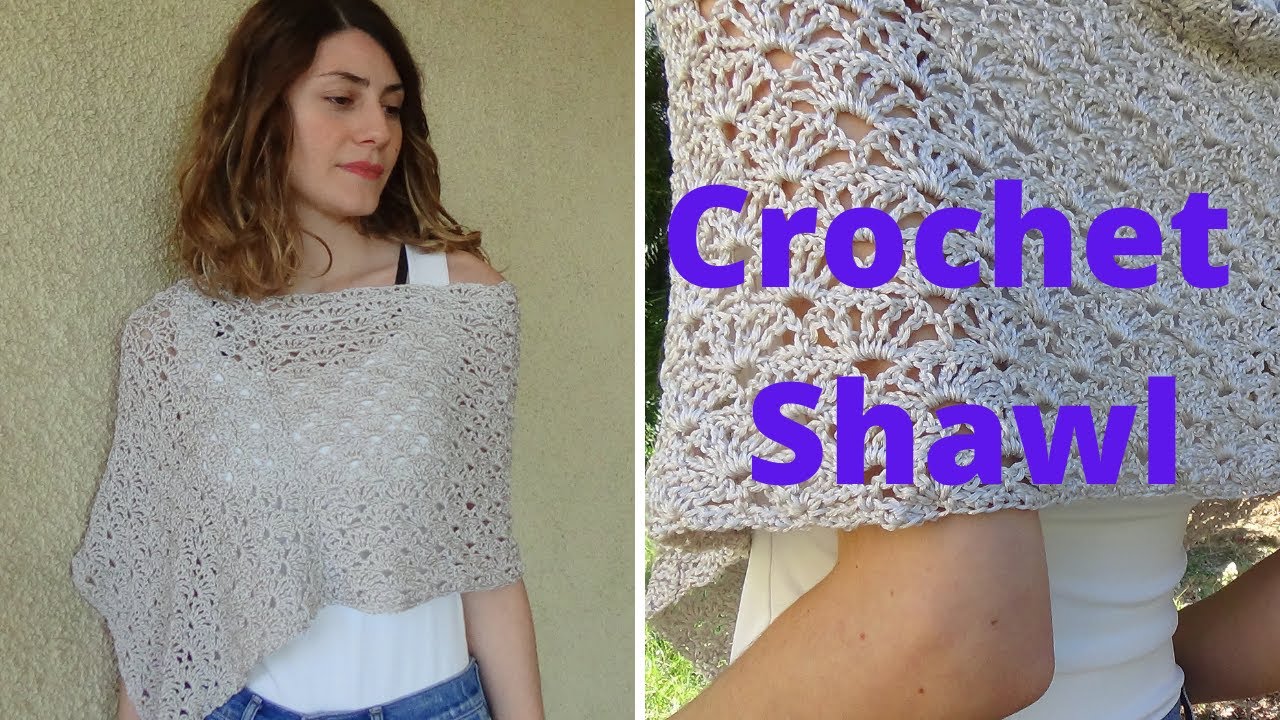 WAVY CROCHET SHAWL