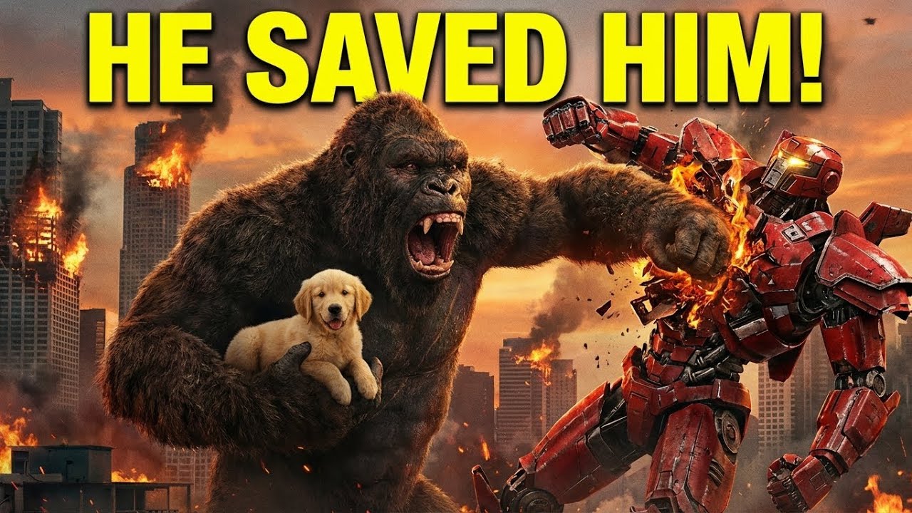 KING KONG Saves Puppy from JOKER MECH! 🐶💥