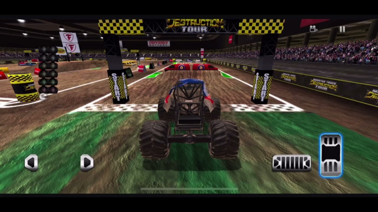 Monster Truck Destruction gameplay