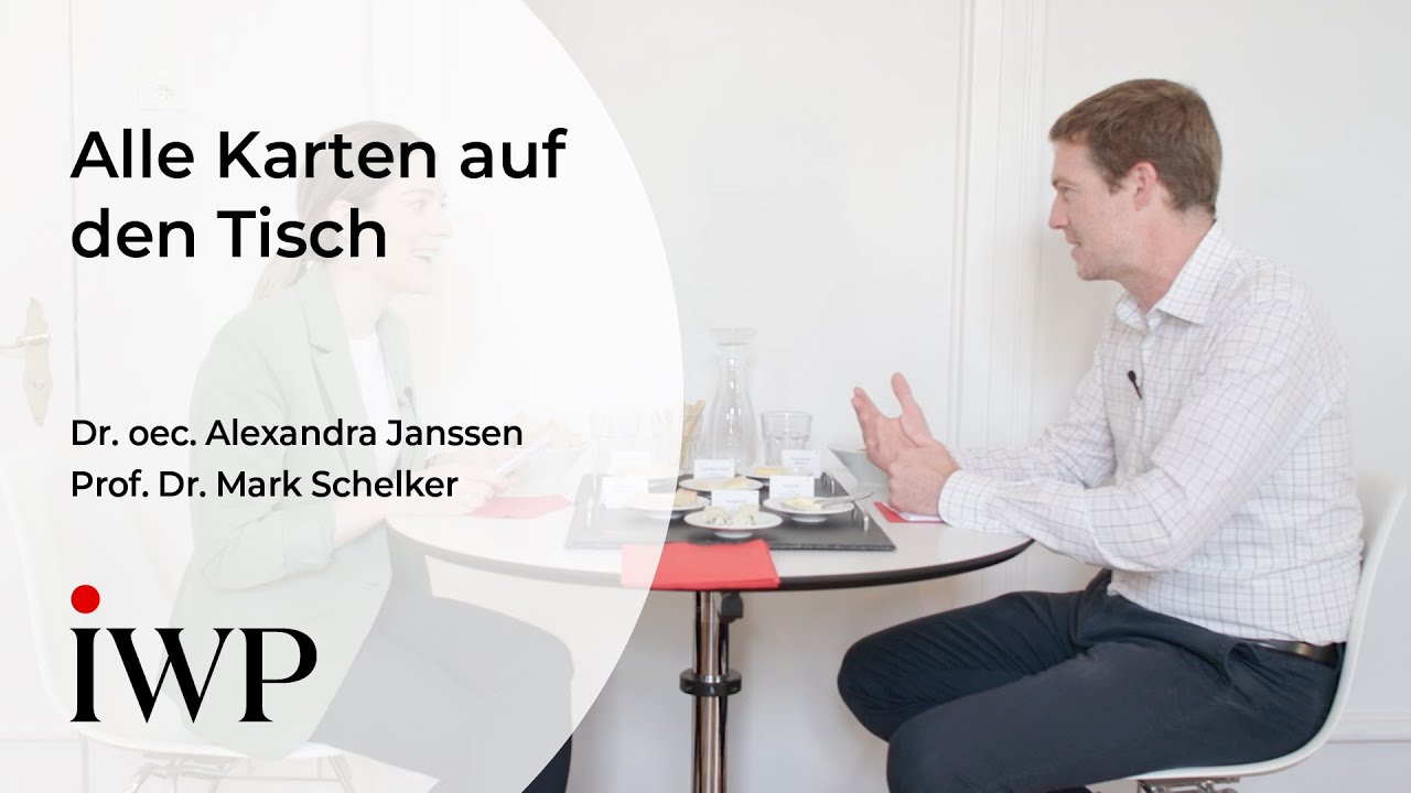 Alle Karten auf den Tisch – mit Dr. oec. Alexandra Janssen und Prof. Dr. Mark Schelker