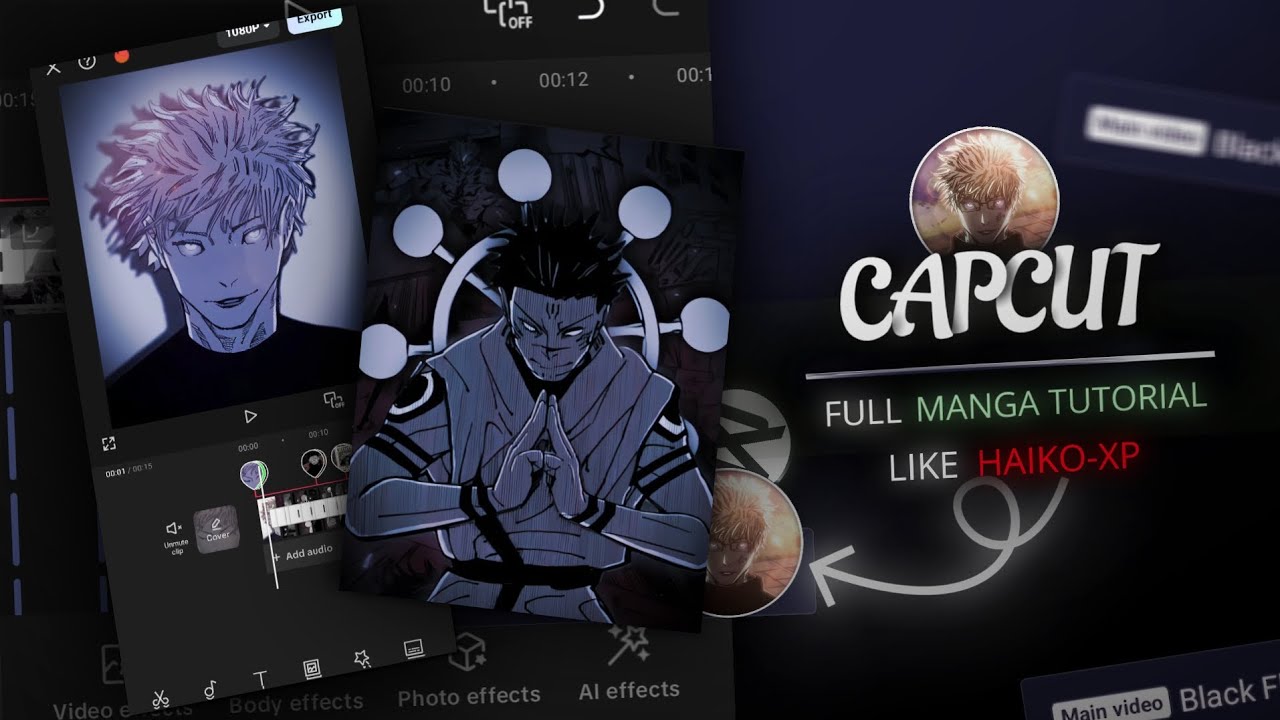Full CapCut Manga Transition Tutorial | Like HAIKO-XP CapCut Tutorial
