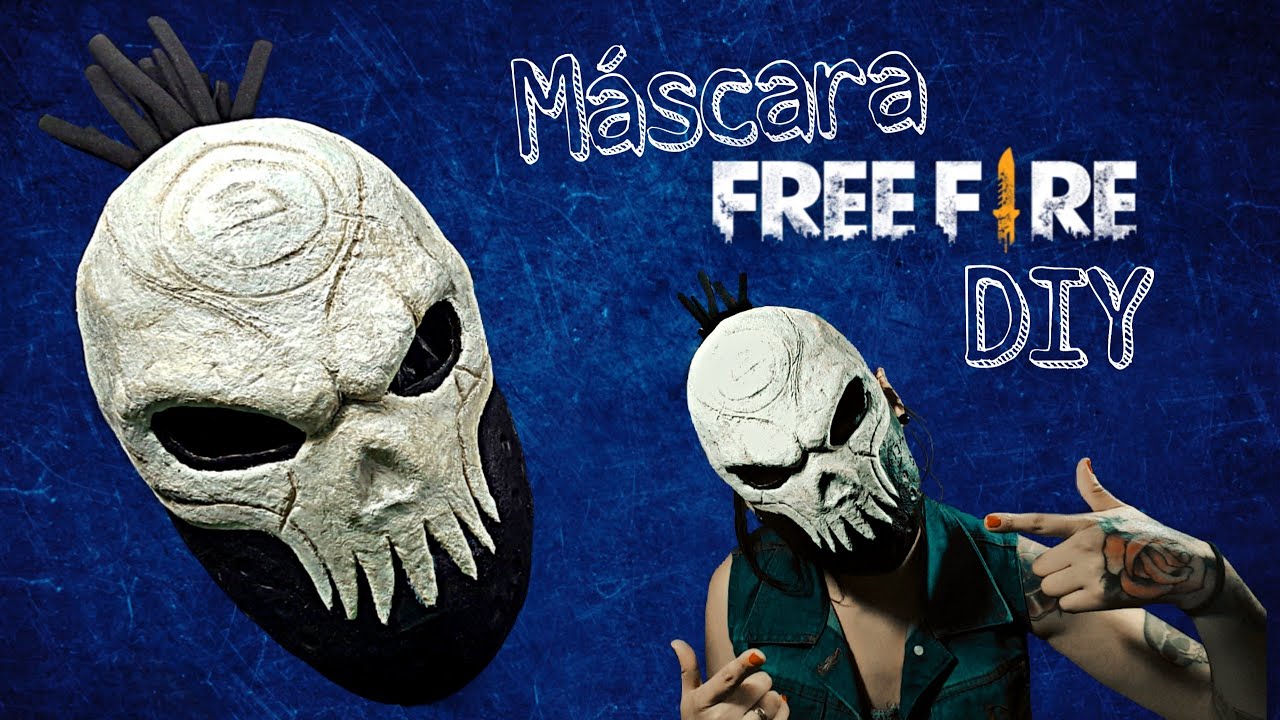 DIY- Cómo hacer la Máscara de CALAVERA de Free Fire