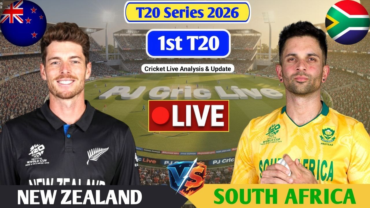 New Zealand Vs South Africa 1st T20 Match | Live Score Analysis & Discussion | NZ vs SA T20 Cricket